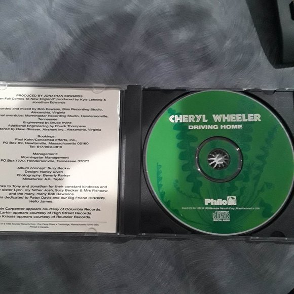 CHERYL WHEELER - DRIVING HOME - 1993 CD - 12 SONGS - Picture 2 of 4